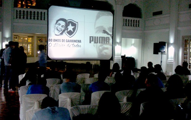 homenagem Garrincha no Botafogo  (Foto: Thiago Benevenutte )