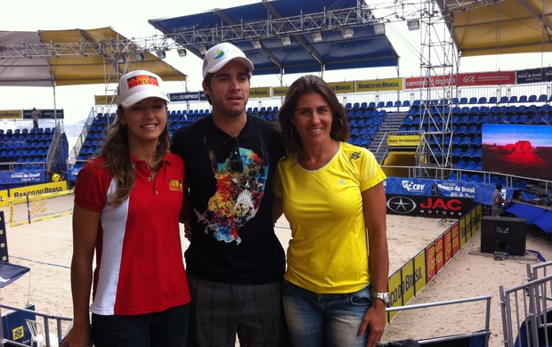 Bárbara Seixas, Bruno Schmidt e Maria Elisa disputam a etapa carioca do Circuito Brasileiro (Foto: Túlio Moreira / Globoesporte.com)