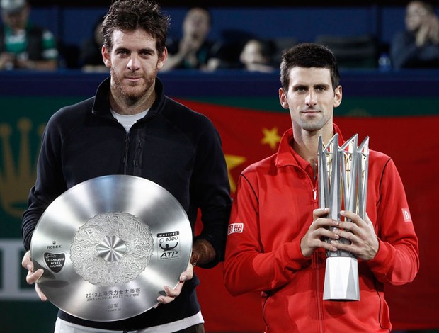 tênis djokovic del potro master 1000 de Xangai (Foto: Agência Reuters)