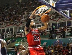 basquete jogo NBA Bulls x Wizards (Foto: Marcelo Carnaval / Ag. O Globo)