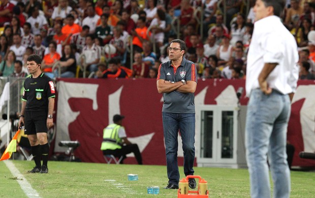 Luxemburgo jogo Fluminense e Grêmio (Foto: Ricardo Ayres / Photocamera)