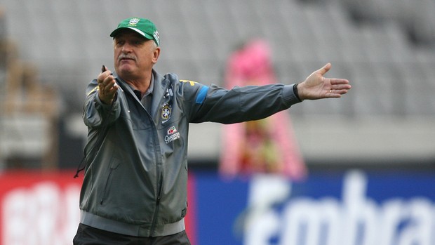 Luiz Felipe Scolari treino Seleção, Seul (Foto: Bruno Domingos / MOWA PRESS)