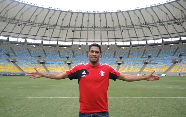 Hernane Flamengo Maracanã (Foto: Cahê Mota)