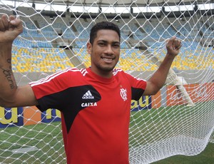 Hernane Flamengo Maracanã (Foto: Cahê Mota)