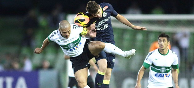 Alex Coritiba e Santos (Foto: Giuliano Gomes / Agência estado)