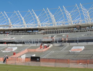 Obras reforma Estádio Beira-Rio (Foto: Márcio Luiz/Globoesporte.com)