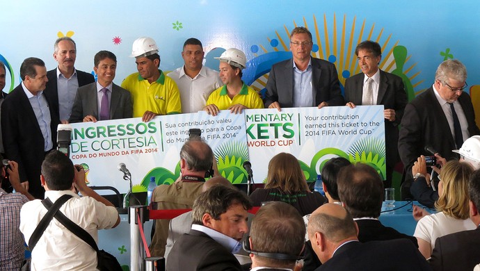 Valcke Copa do mundo - Arena Pantanal (Foto: Felippe Costa)