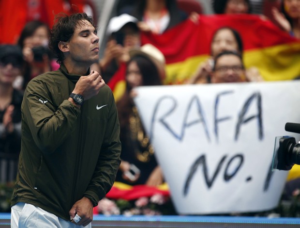 tênis atp de pequim rafael nadal cartaz número 1 do mundo (Foto: Reuters)