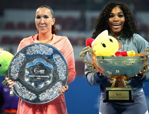 Tênis Jelena Jankovic e Serena Williams Pequim (Foto: Getty Images)