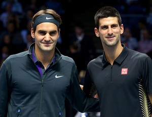 Novak Djokovic Roger Federer tênis final ATP  (Foto: Getty Images)