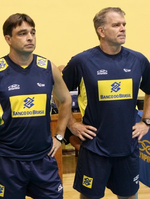 Rubinho e Bernardinho (Foto: Alexandre Arruda/CBV)