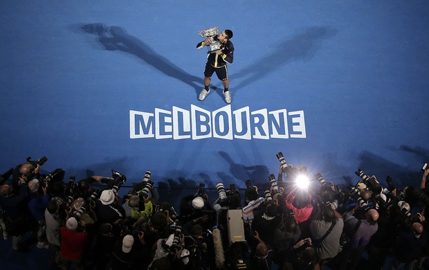 tênis novak Djokovic australian open (Foto: Agência AP)