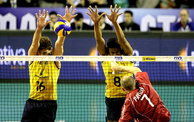 vôlei  Pavlov rússia brasil liga mundial (Foto: Agência EFE)