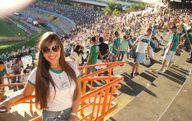 Hélika Rios, musa do Goiás (Foto: Arquivo Pessoal)