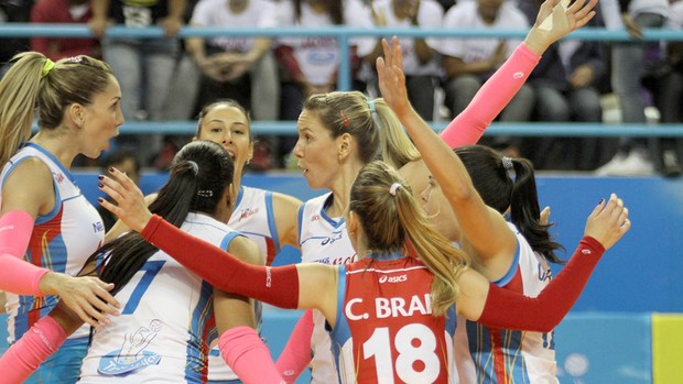 Vôlei Osasco e Maranhão (Foto: Alexandre Arruda / CBV)