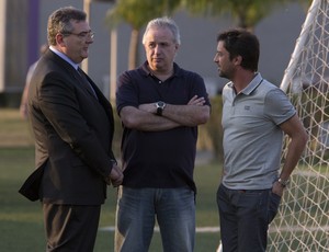 Mario Gobbi, Roberto de Andrade, Duilio Monteiro Alves - diretoria do Corinthians (Foto: Daniel Augusto Jr / Agência Corinthians)