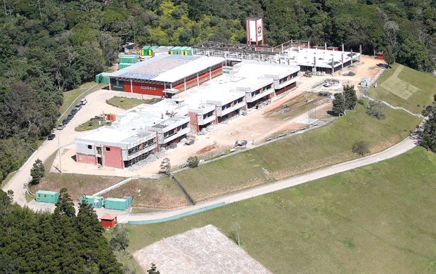 Obras Granja Comary (Foto: Rafael Ribeiro / CBF)