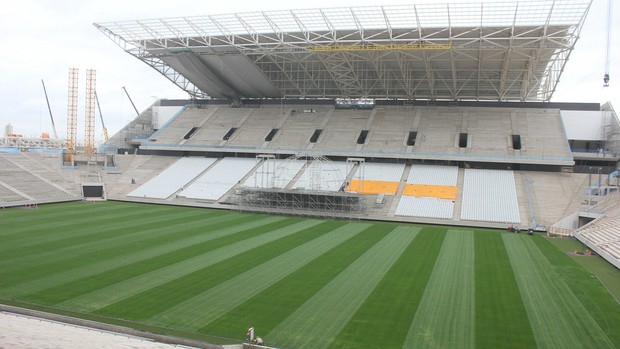 Arena Corinthians palco Ivete (Foto: Divulgação/Odebrecht)