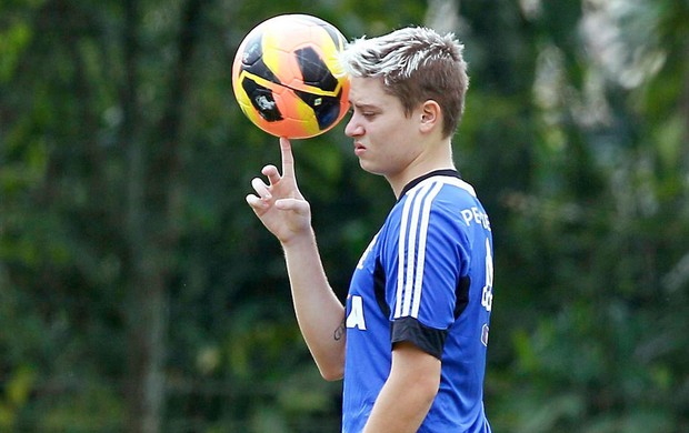 Adryan treino Flamengo (Foto: Cezar Loureiro / Agência O Globo)