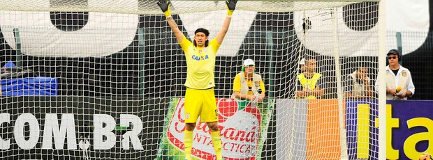 cassio corinthians e cruzeiro no Pacaembu (Foto: Marcos Ribolli / Globoesporte.com)