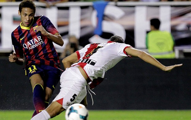 neymar barcelona Rayo Valecano (Foto: Agência EFE)