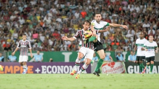 Confronto Fluminense x Coritiba (Foto: Site oficial do Coritiba/Divulgação)