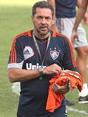 Vanderlei Luxemburgo Treino Fluminense (Foto: Fernando Cazaes / Photocamera)