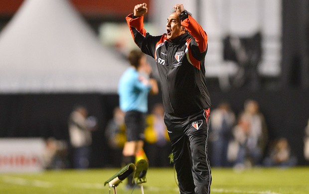 Muricy Ramalho comemoração São Paulo contra Atlético-MG (Foto: Mauro Horita / Ag. Estado)