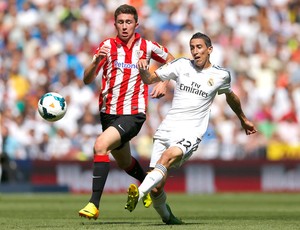 Di Maria Real Madrid e Atlético Bilbao (Foto: Agência AP)