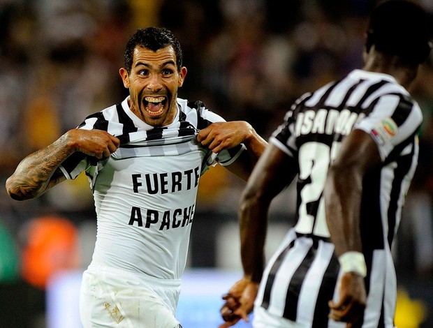 carlos tevez juventus gol lazio (Foto: Agência Reuters)