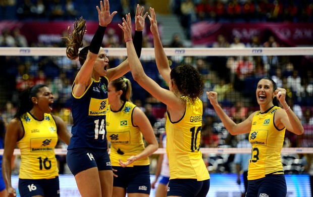 Brasil x Sérvia, Grand Prix de vôlei (Foto: Divulgação / FIVB)