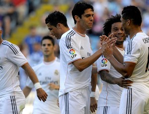 Comemoração Casemiro - Real Madrid x La Coruña (Foto: Miguel Riopa / AFP)