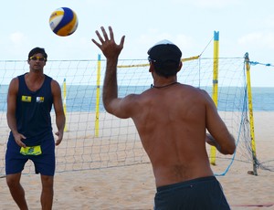 ricardo, márcio, vôlei de praia, (Foto: Lucas Barros / Globoesporte.com/pb)