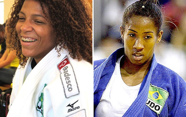 Montagem Rafaela Silva e Ketleyn Quadros (Foto: Editoria de Arte)