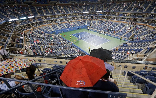 tênis US Open chuva (Foto: AP)