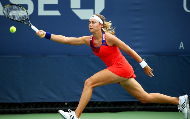 Stefanie Voegele US Open (Foto: AFP)