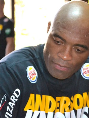 Anderson Silva treino UFC 162 (Foto: Adriano Albuquerque)