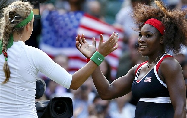 Serena Williams tênis Londres 2012 Olimpíadas semi Victoria Azarenka (Foto: Reuters)