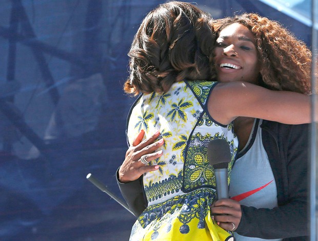 Michelle obama e Serena Us Open (Foto: Agência Reuters)