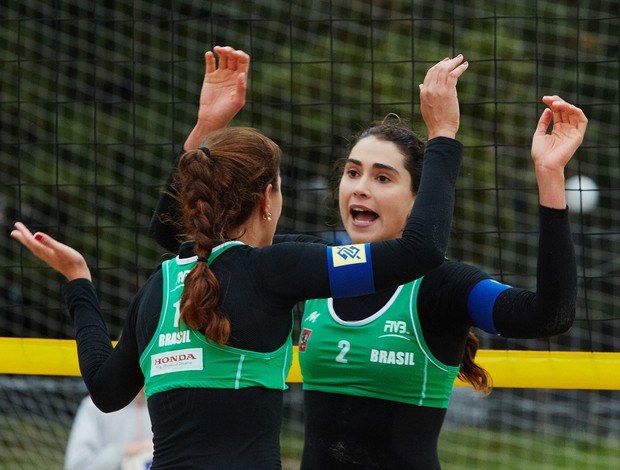 Maria Clara/Carol Grand Slam Moscou (Foto: Divulgação/FIVB)