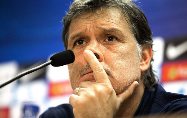 Tata Martino coletiva Barcelona (Foto: Agência EFE)