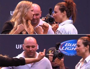 MMA FRAME UFC World Tour 2013 encarada Ronda Rousey x Miesha Tate (Foto: Reprodução)