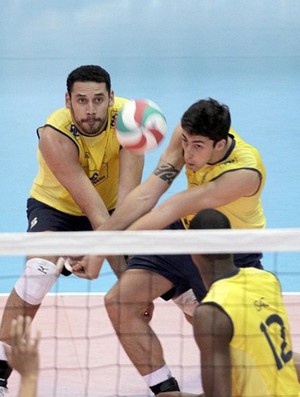 vôlei Maurício Borges e Lucas Loh (Foto: Divulgação / Norceca / CBV)