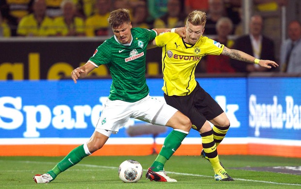 Proedi e Reus Werder Bremen e Borussia Dortmund (Foto: Agência Reuters)