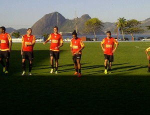 Jogadores; Atlético-MG; Rio de Janeiro (Foto: Bruno Cantini / Site Oficial do Atlético-MG)