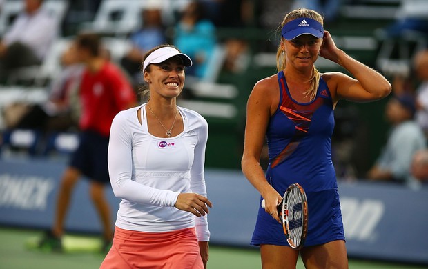 Martina Hingis e Daniela Hantuchova (Foto: EFE)