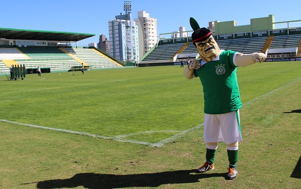 Mascote Chapecoense Índio Condá (Foto: Aguante Comunicação/Chapecoense)