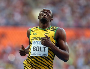 Usain Bolt semifinais 200m rasos Mundial de Moscou (Foto: Getty Images)