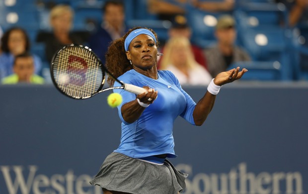 Serena Williams venceu a alemã Mona Barthel e avançou às quartas de final em Cincinnati (Foto: Getty Images)