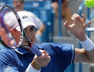 tênis John Isner x Djokovic (Foto: AP)